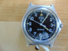 CWC W10 British Army Service Watch Water Resistant to 5 ATM, Nato Markings, Date 2006.