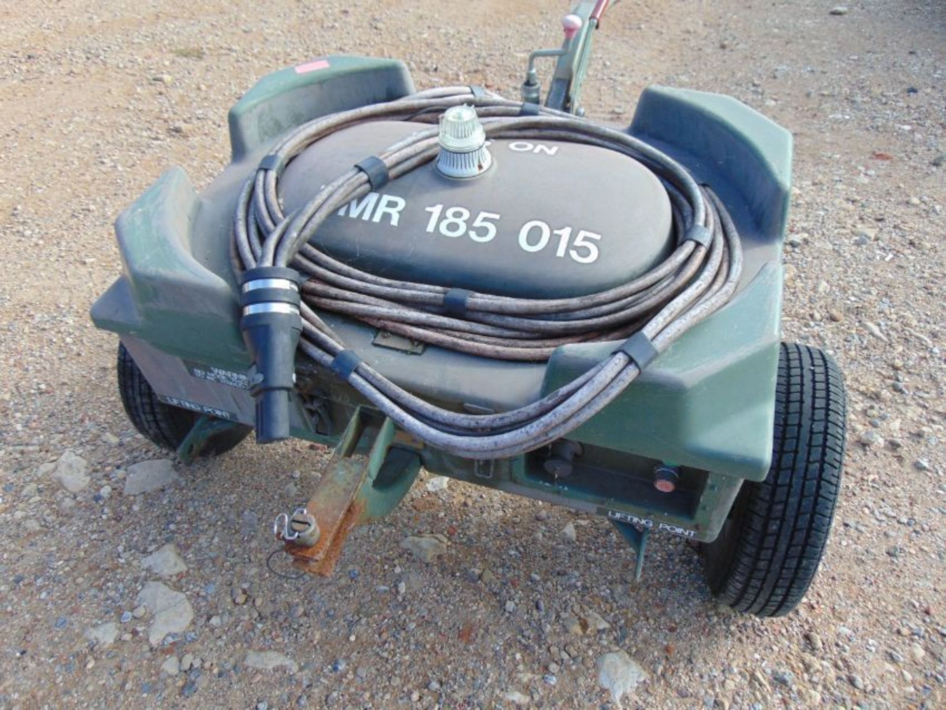 Aircraft Battery Electrical Starter Trolley c/w Batteries and Cables, From RAF - Image 4 of 7