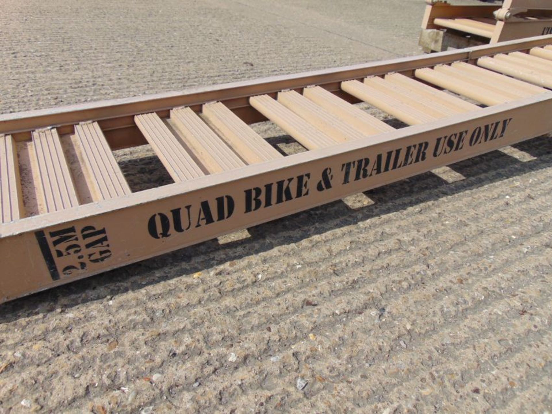 Pair of Heavy Duty Aluminium Folding Quad Bike Ramps, 3.1m long, SWL Per Ramp 600kg - Image 5 of 7