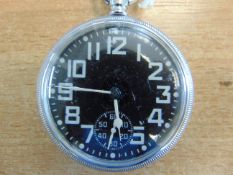 V.Rare Waltham 0552 Royal Navy Issue Pocket Watch NON LUMINOUS issued to Nuclear Submarines