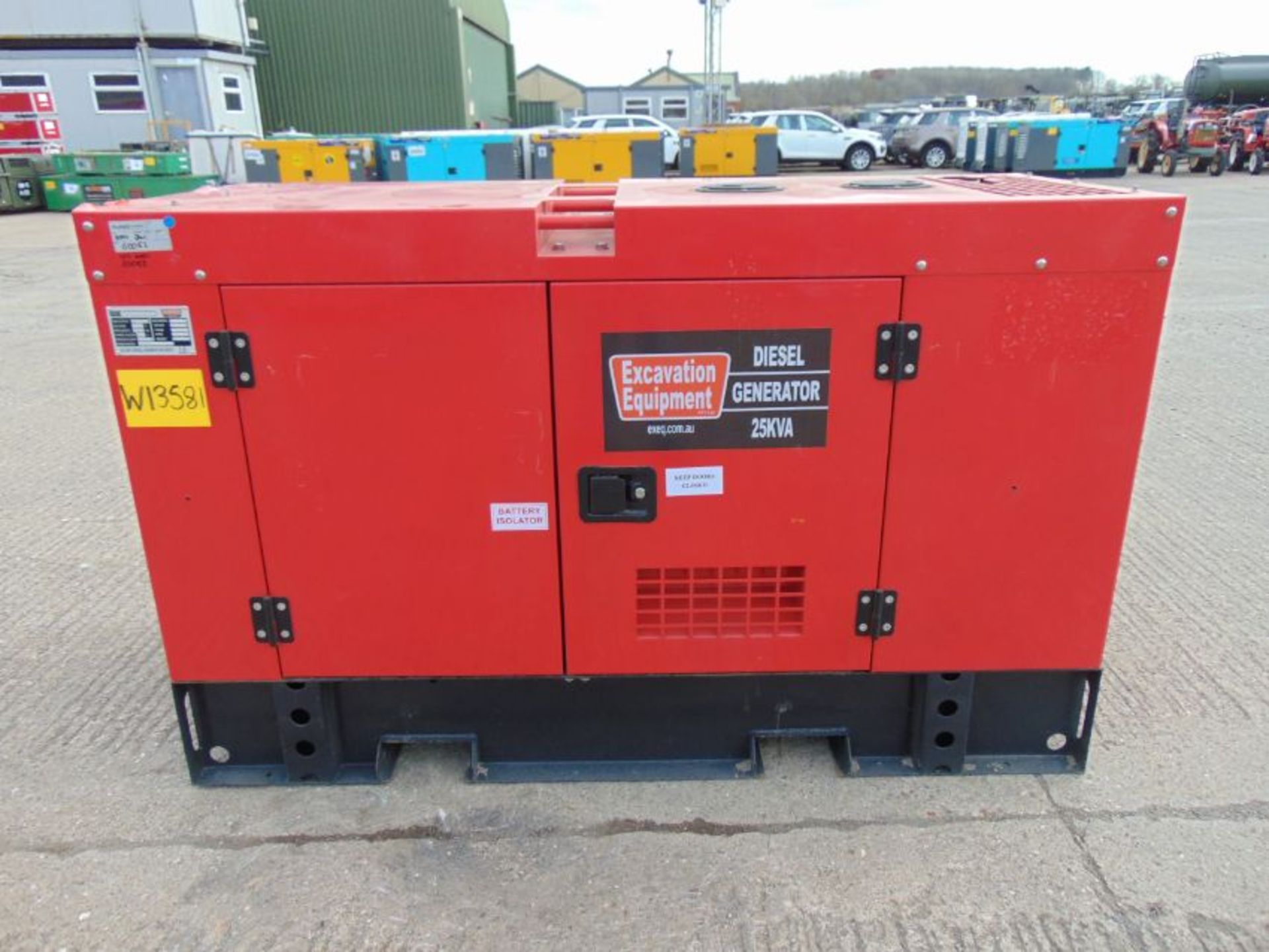 2022 UNISSUED 25 KVA 3 Phase Silent Diesel Generator Set - Bild 4 aus 17