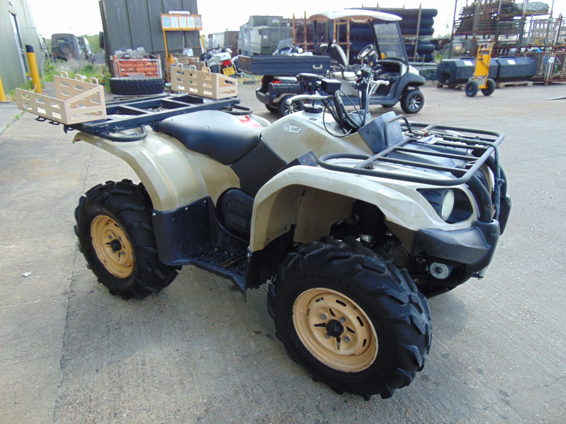 Military Specification Yamaha Grizzly 450 4 x 4 ATV Quad Bike Showing 223 hrs - Image 5 of 23