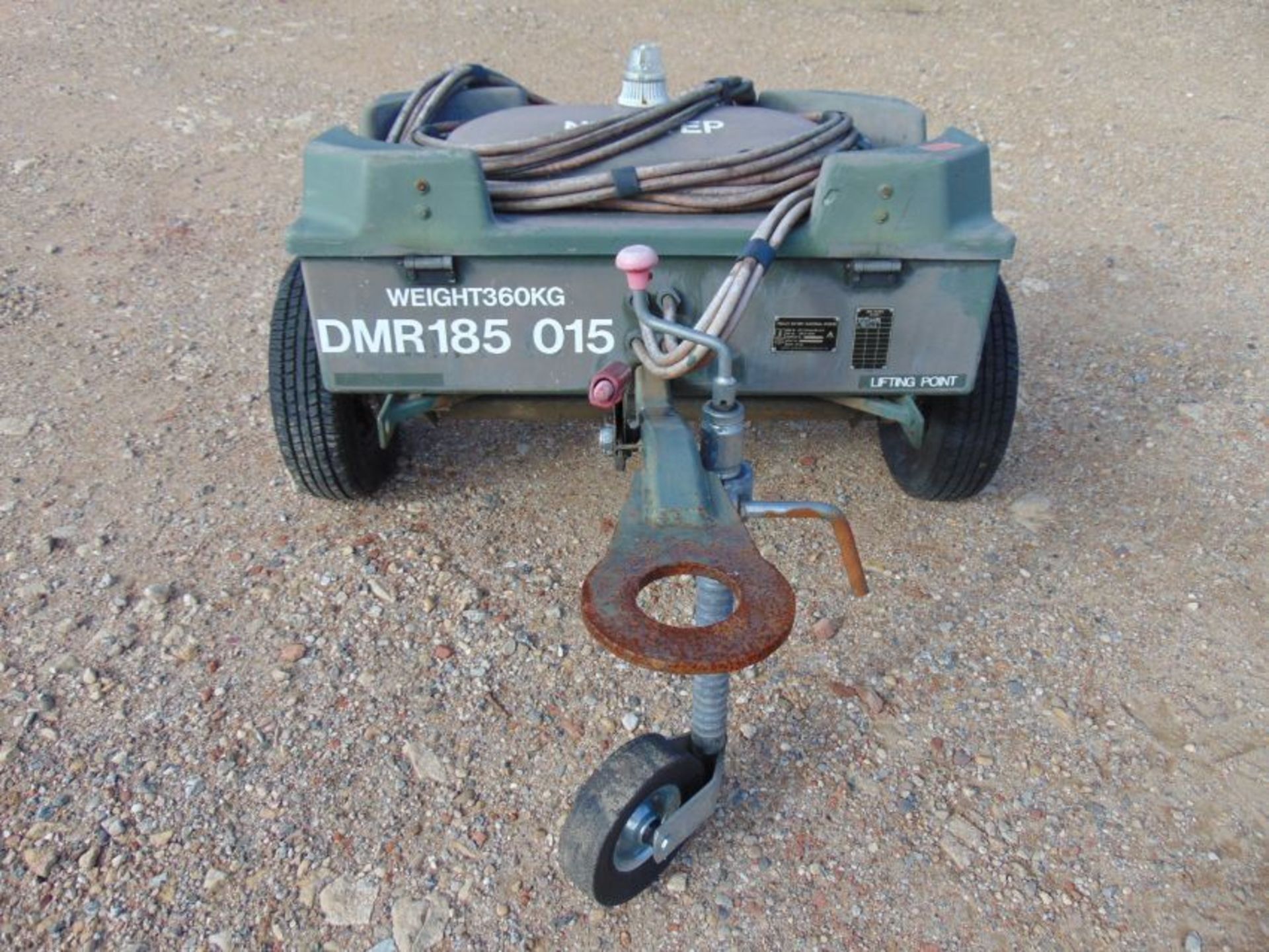 Aircraft Battery Electrical Starter Trolley c/w Batteries and Cables, From RAF - Image 2 of 7