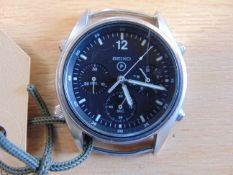 Seiko Generation 1 RAF Pilots chrono Harrier Force Issue Nato Markings, Date 1989