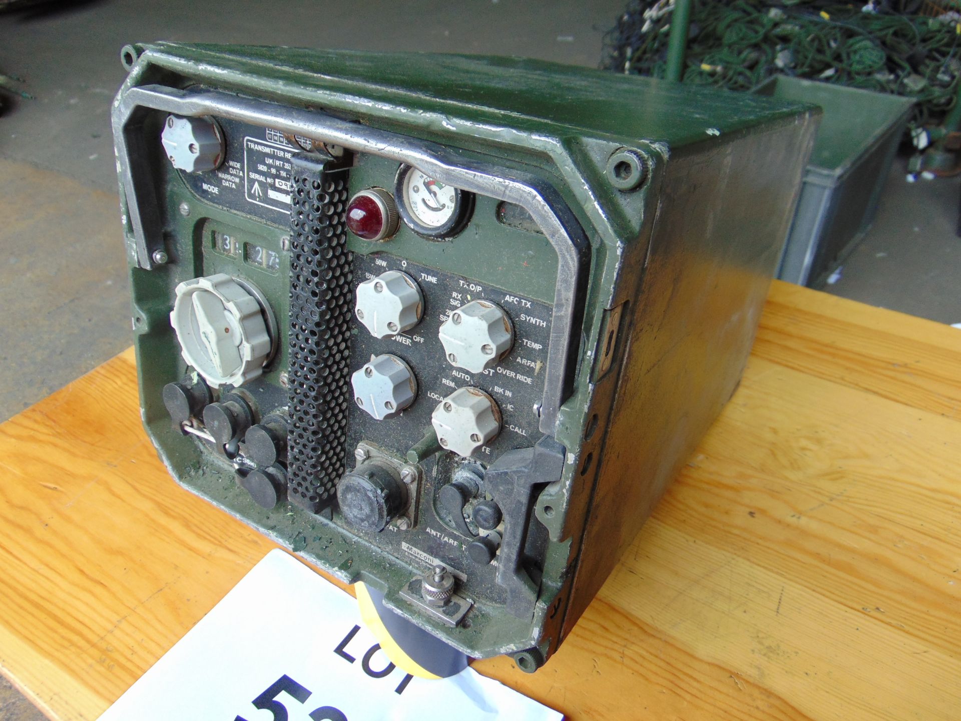 Clansman UK/RT 353 VHF Transmitter Receiver - Image 5 of 5