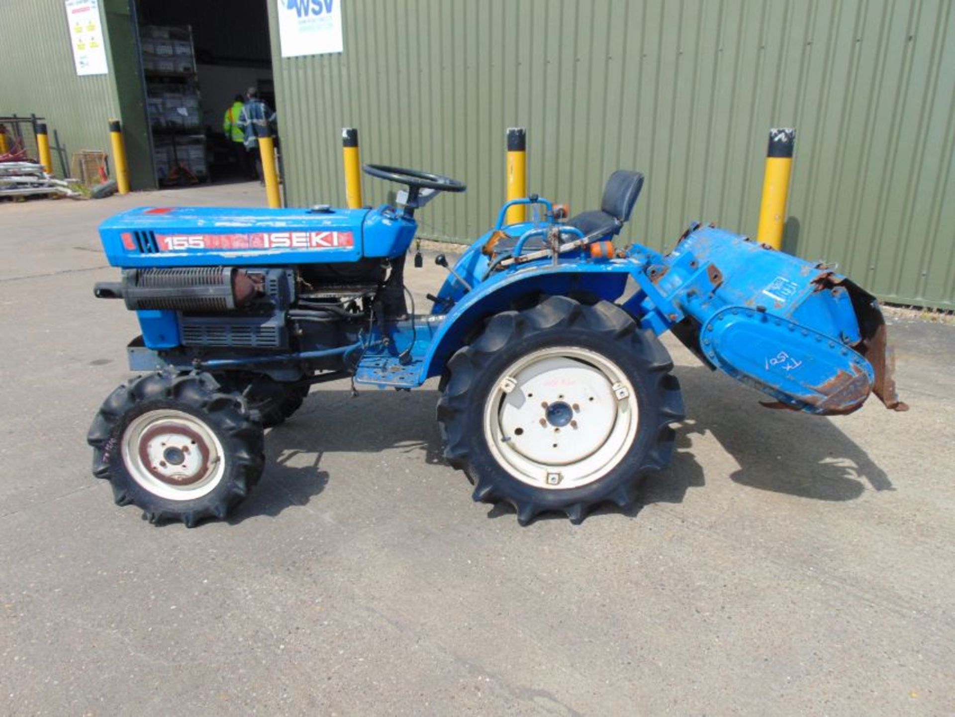 Iseki 155 4WD Compact Tractor c/w Rotovator ONLY 218 HOURS! - Image 5 of 19