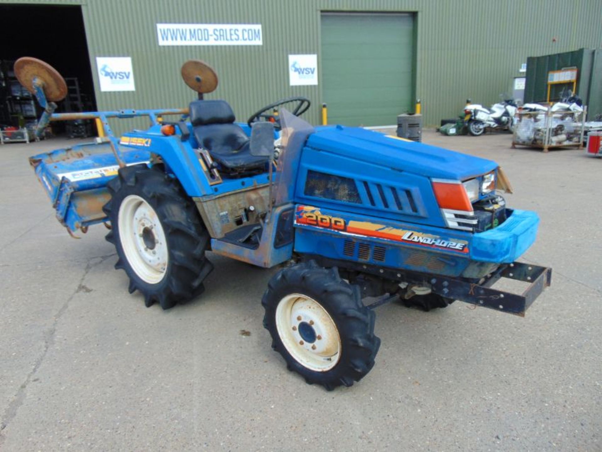 Iseki Landhope 200 4WD Compact Tractor c/w Rotovator ONLY 810 HOURS!
