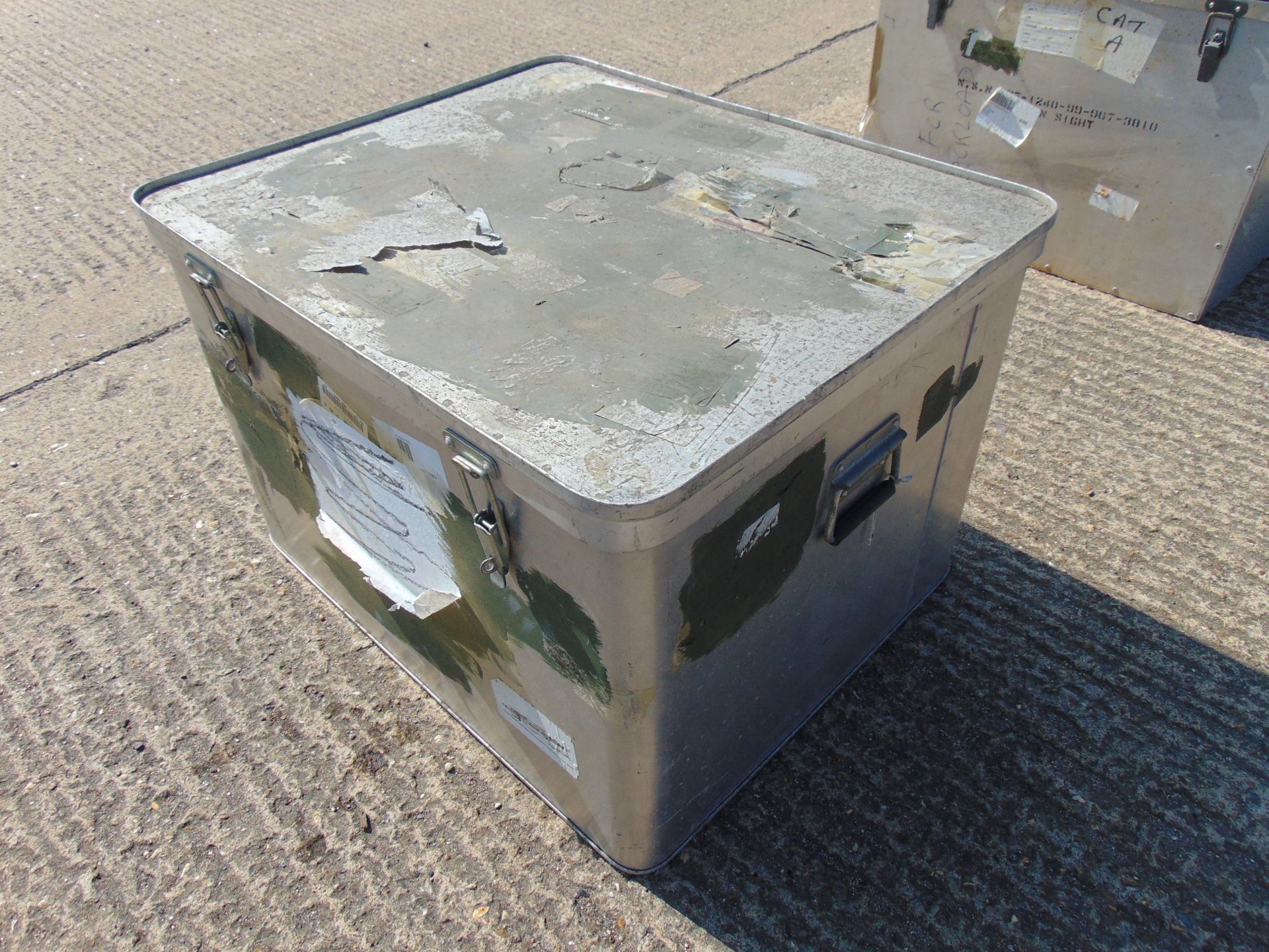 Large Aluminium Storage Box 0.72m x 0.59m x 0.52m - Image 2 of 4