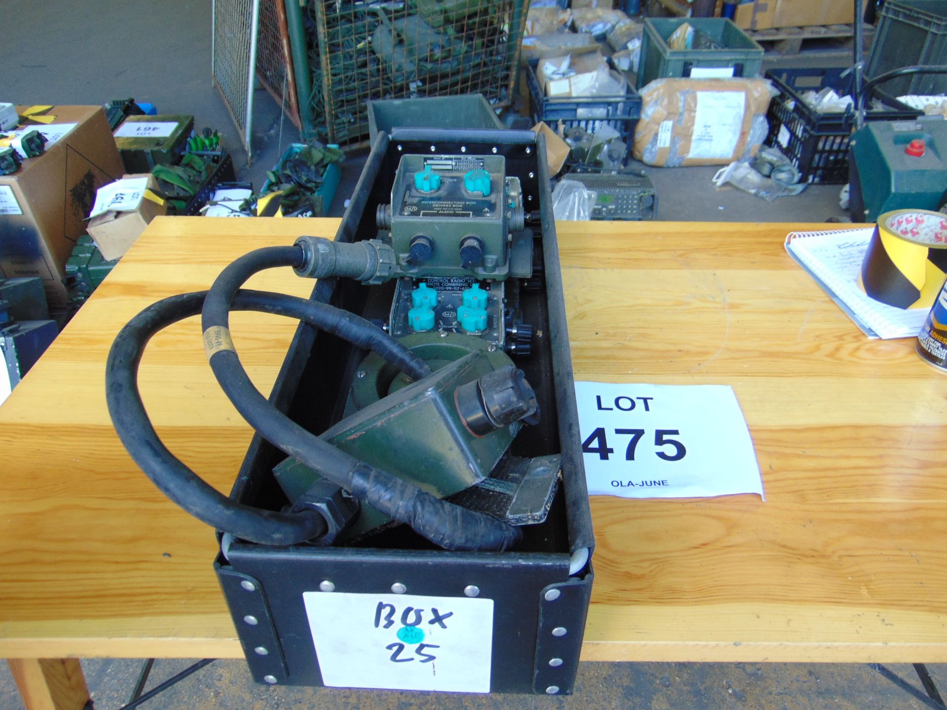 Clansman Vehicle Control Boxes, Loudspeaker PSU Box etc - Image 2 of 5