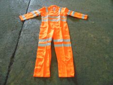 6 x Unissued Ballyclare Hi Viz Coveralls