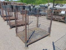 Steel Stacking Stillage with removeable sides and corner posts