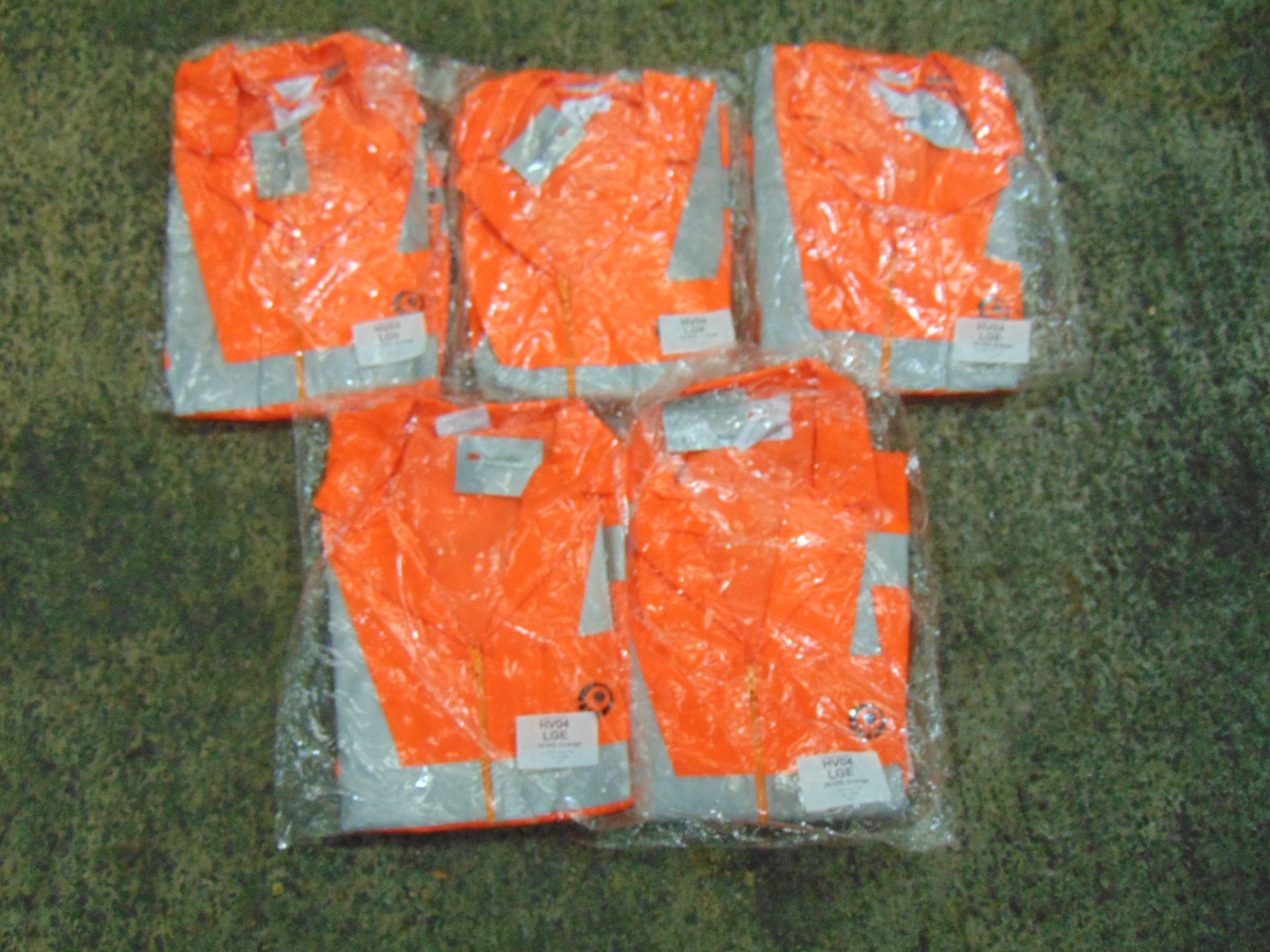 5 x Unissued Ballyclare Hi Viz Work Jackets - Image 3 of 3