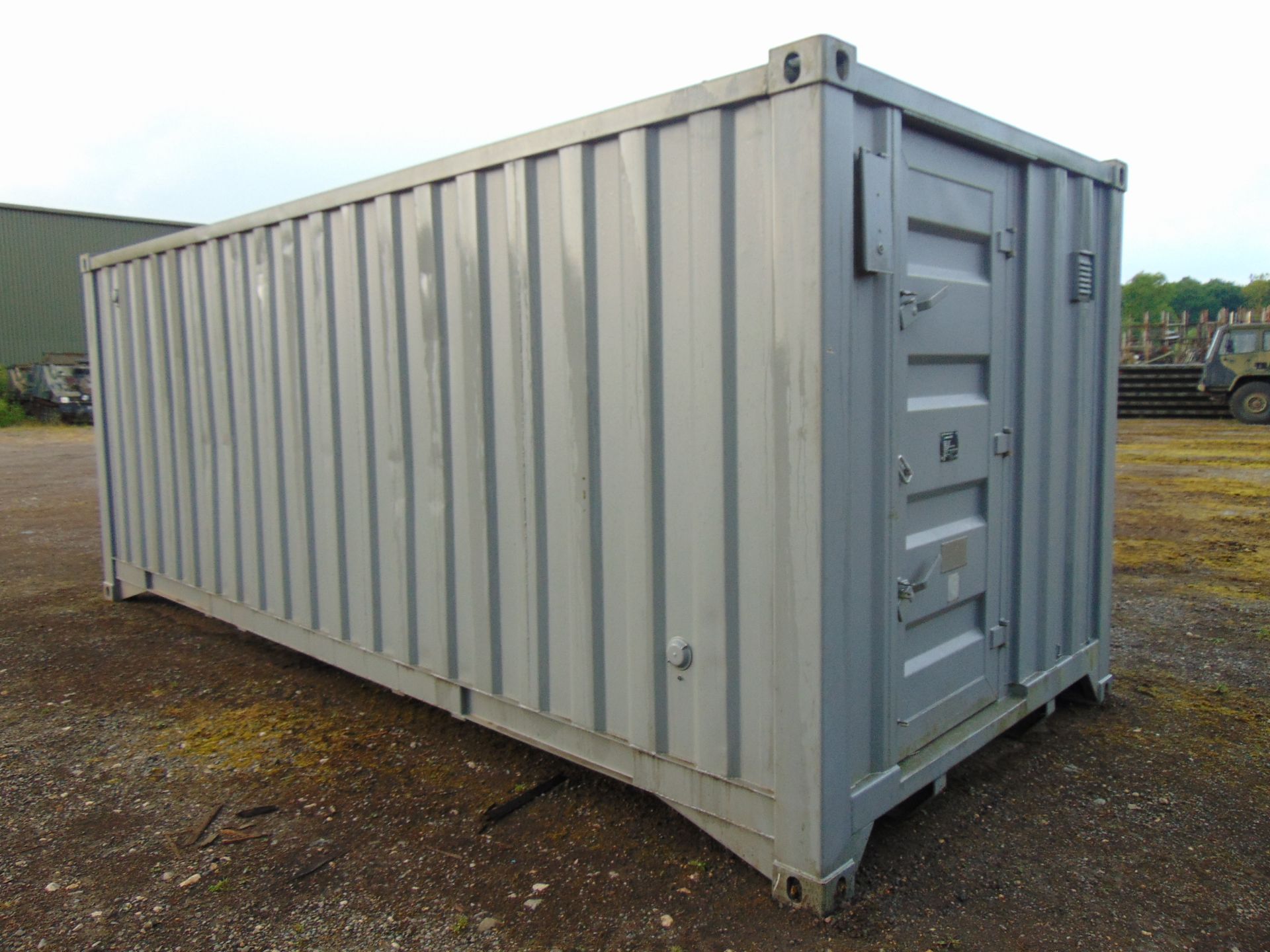 Demountable Front Line Ablution Unit in 20ft Container with hook loader, Twist Locks Etc