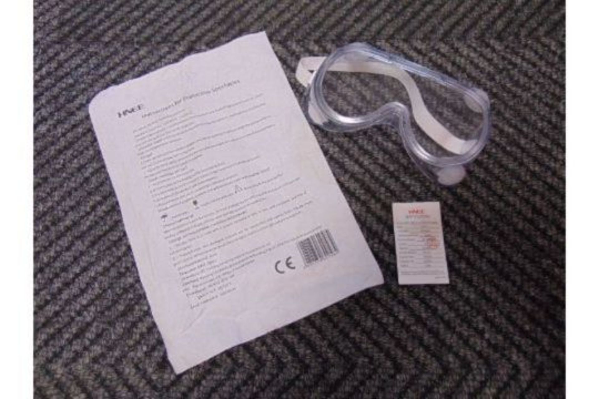 160 x NEW UNISSUED Safety goggles GLYZ1-1 - Image 5 of 15