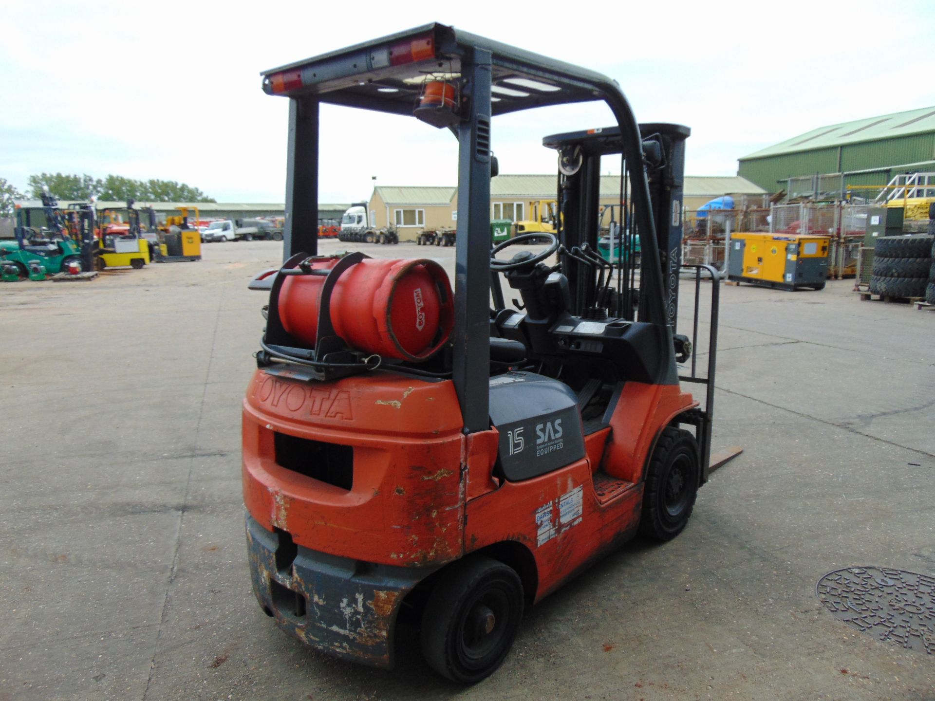 Toyota 7FGF15 Container Spec 1500Kg Gas Fork Lift Truck - Image 9 of 16