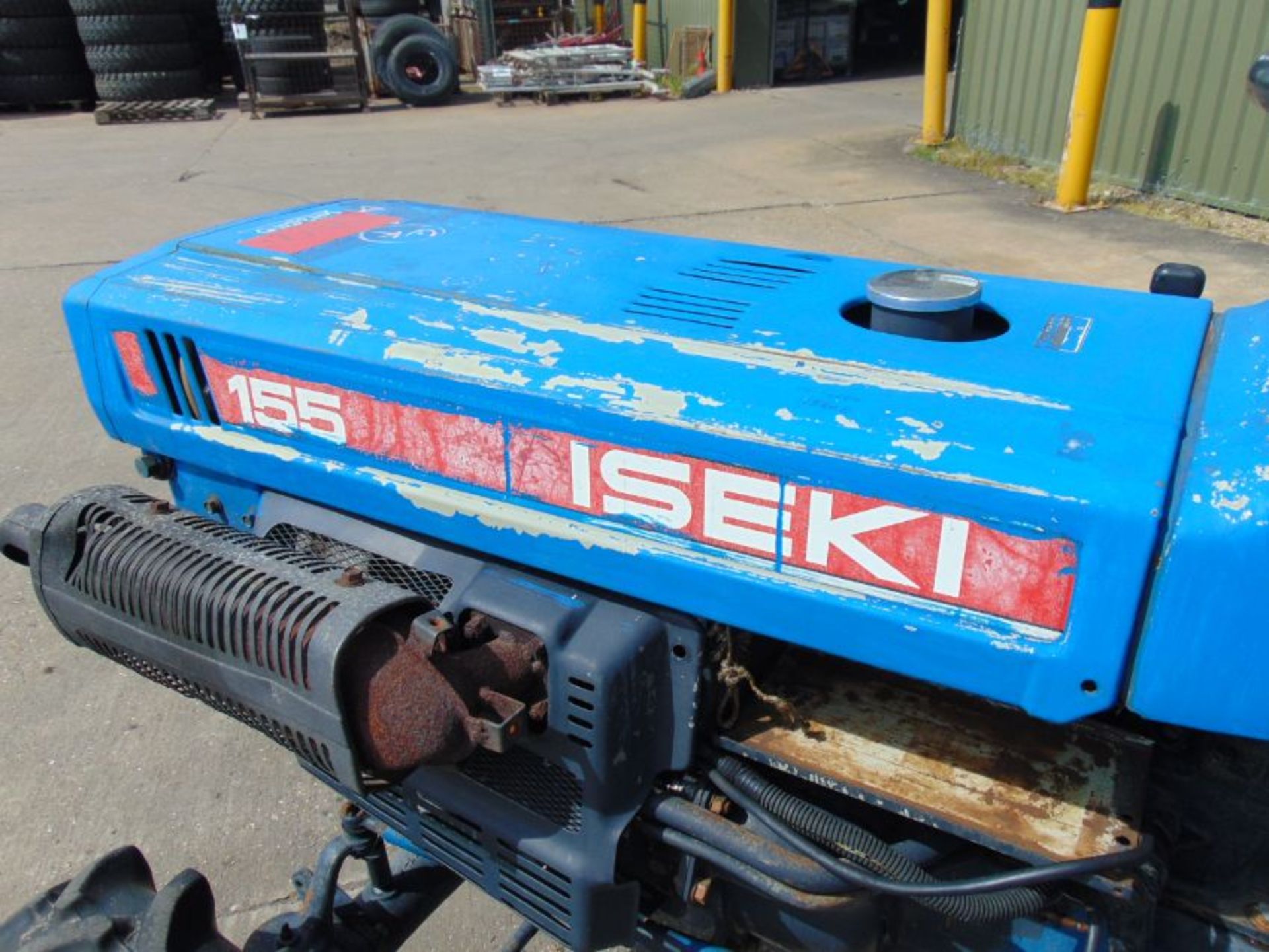 Iseki 155 4WD Compact Tractor c/w Rotovator ONLY 218 HOURS! - Image 9 of 19