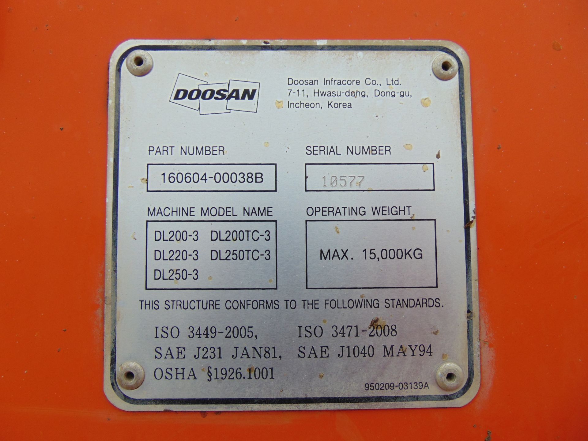 2016 Doosan DL250 Wheel Loader ONLY 8,868 HOURS! - Image 30 of 30