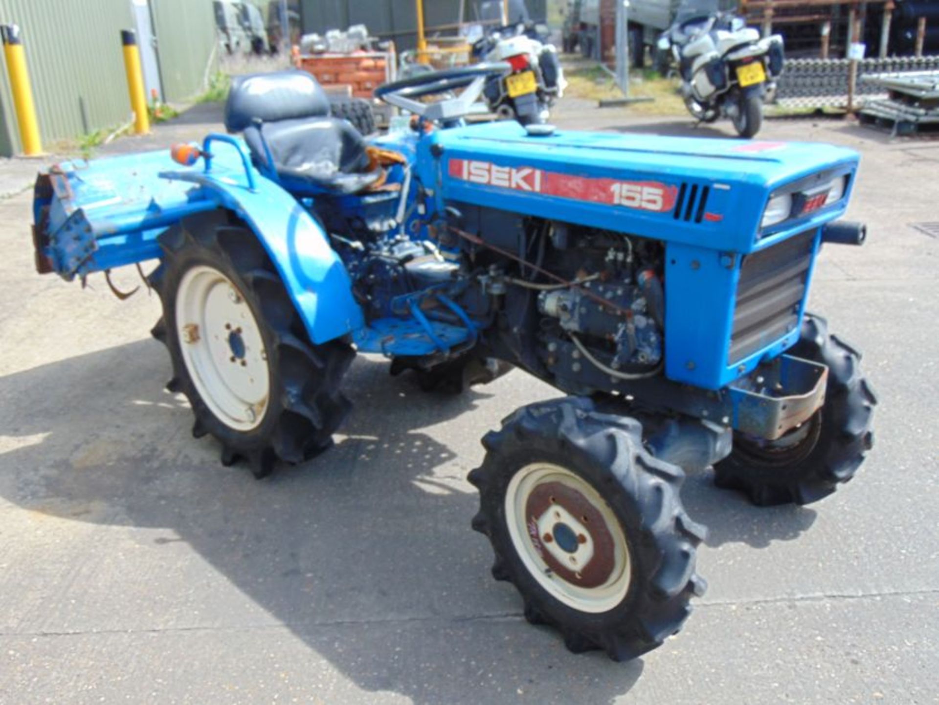 Iseki 155 4WD Compact Tractor c/w Rotovator ONLY 218 HOURS! - Image 3 of 19