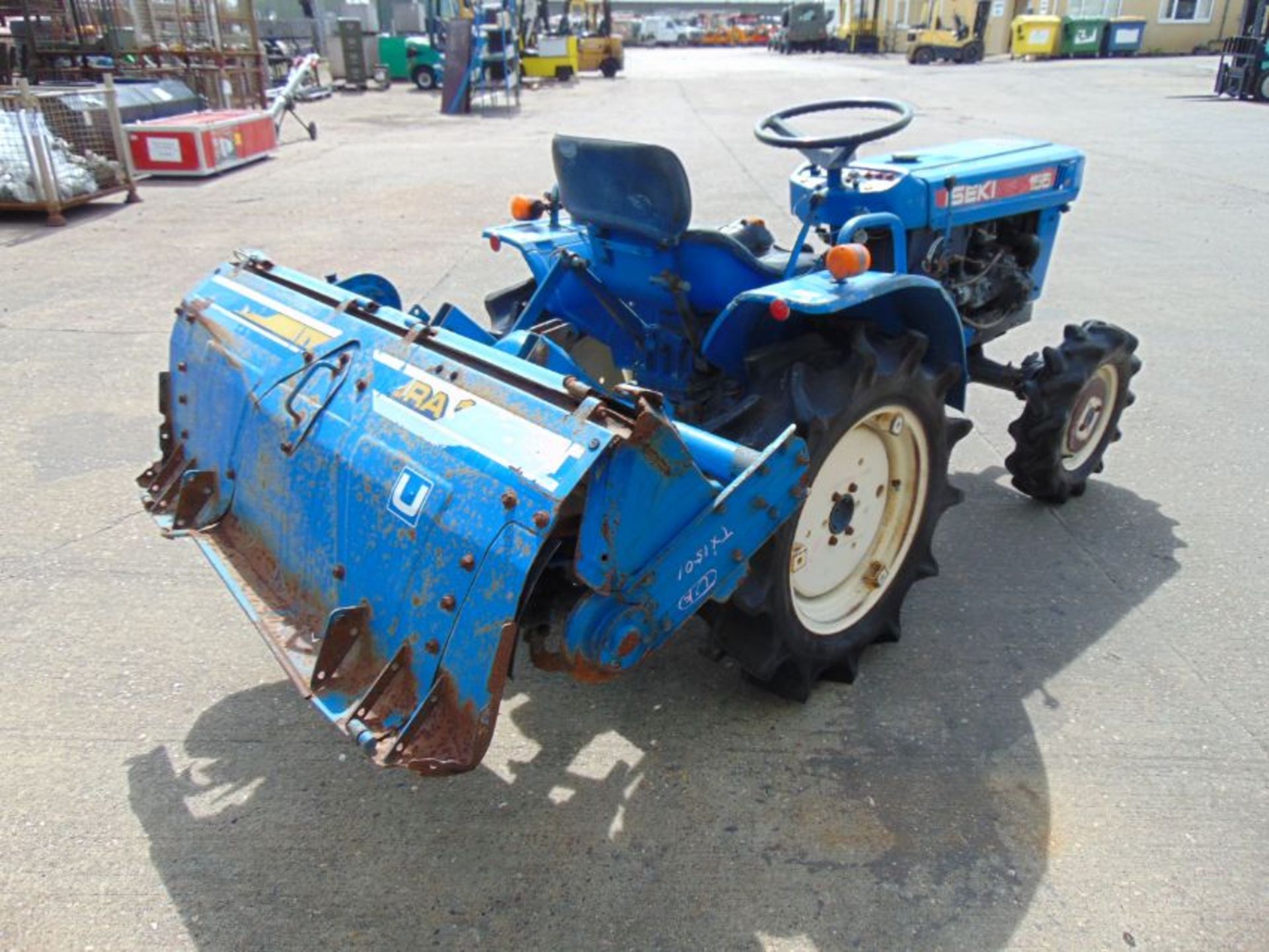 Iseki 155 4WD Compact Tractor c/w Rotovator ONLY 218 HOURS! - Image 8 of 19