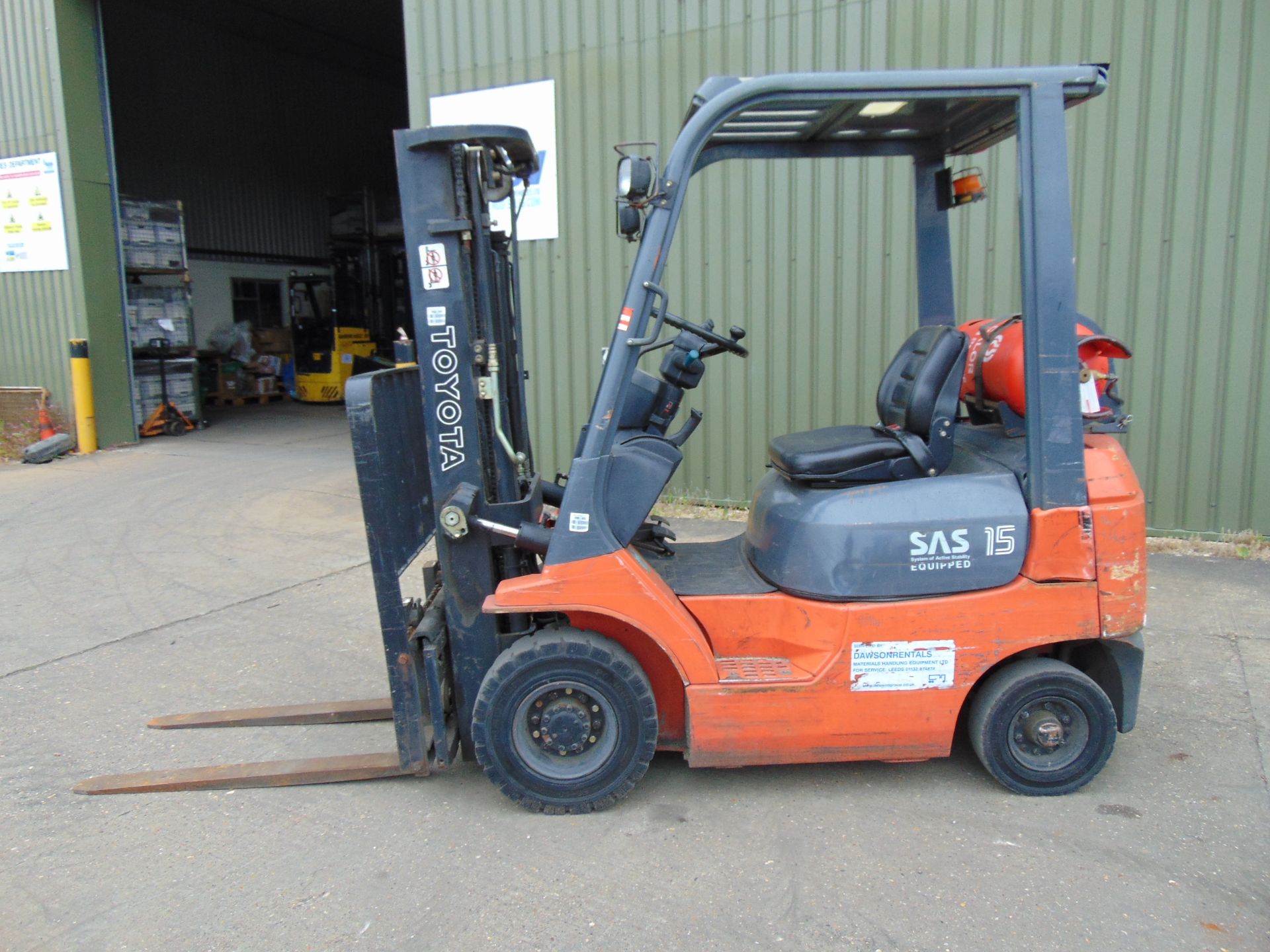 Toyota 7FGF15 Container Spec 1500Kg Gas Fork Lift Truck - Image 6 of 16