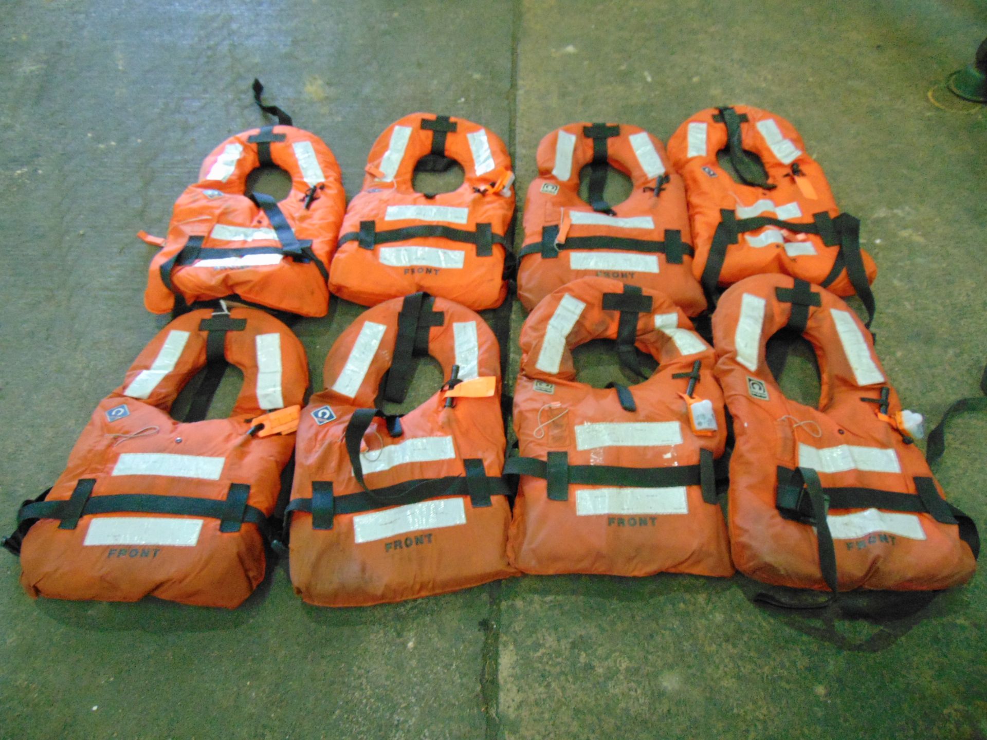 8 x Crewsaver 150N Air Foam Lifejackets
