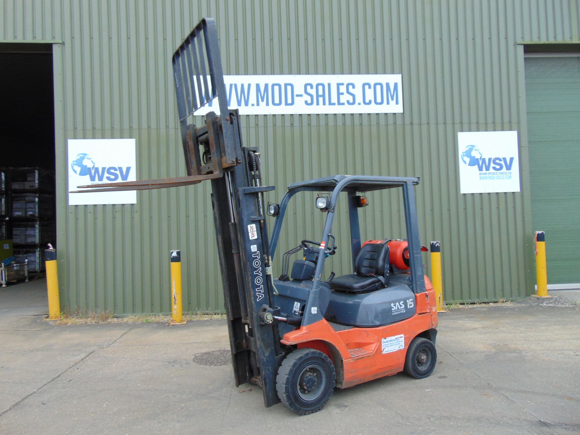 Toyota 7FGF15 Container Spec 1500Kg Gas Fork Lift Truck - Image 12 of 16