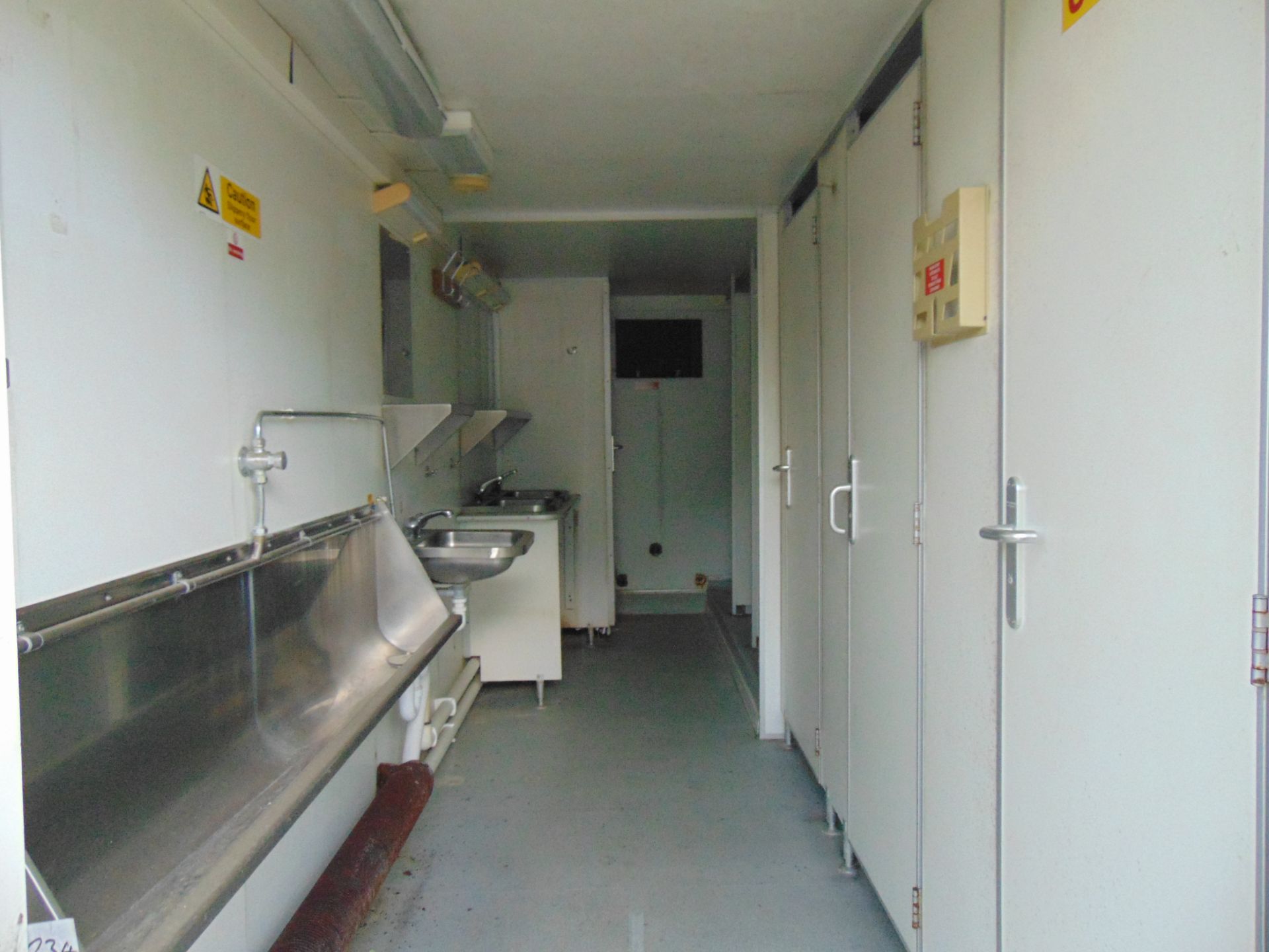 Demountable Front Line Ablution Unit in 20ft Container with hook loader, Twist Locks Etc - Image 13 of 31