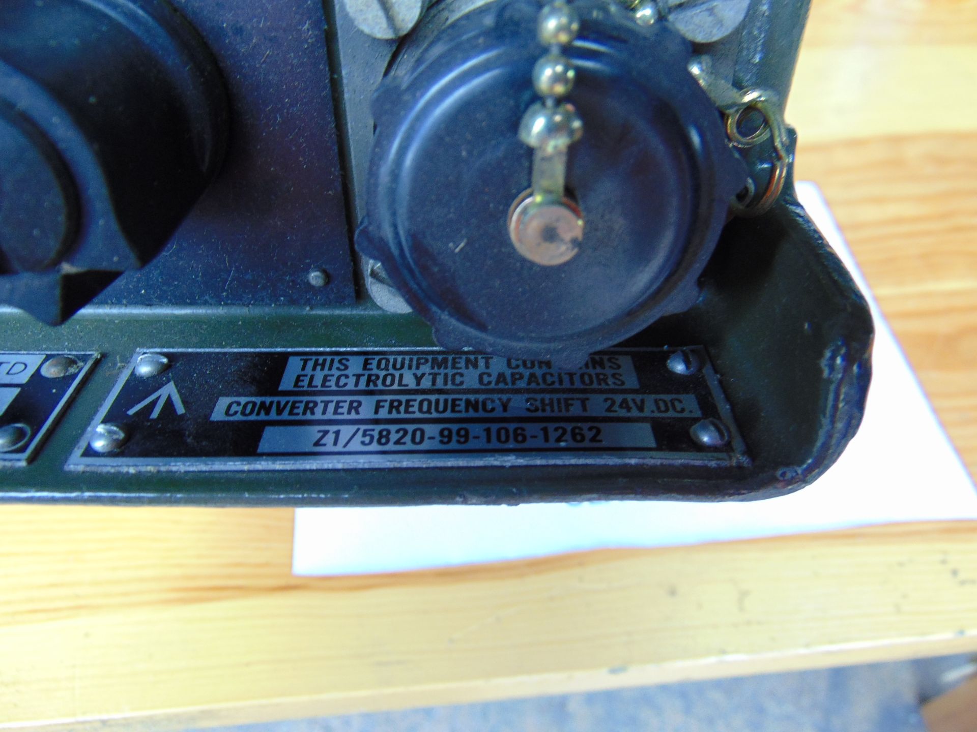 V.Rare Clansman Radio Telegraph Adapter Type L607/00 Converter Frequency Shift MEL Manufacturer - Image 5 of 6