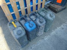 4x 20 Litre Water Jerry Cans