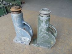 2x Tangye Hydralite 20 Ton Hydraulic Jacks