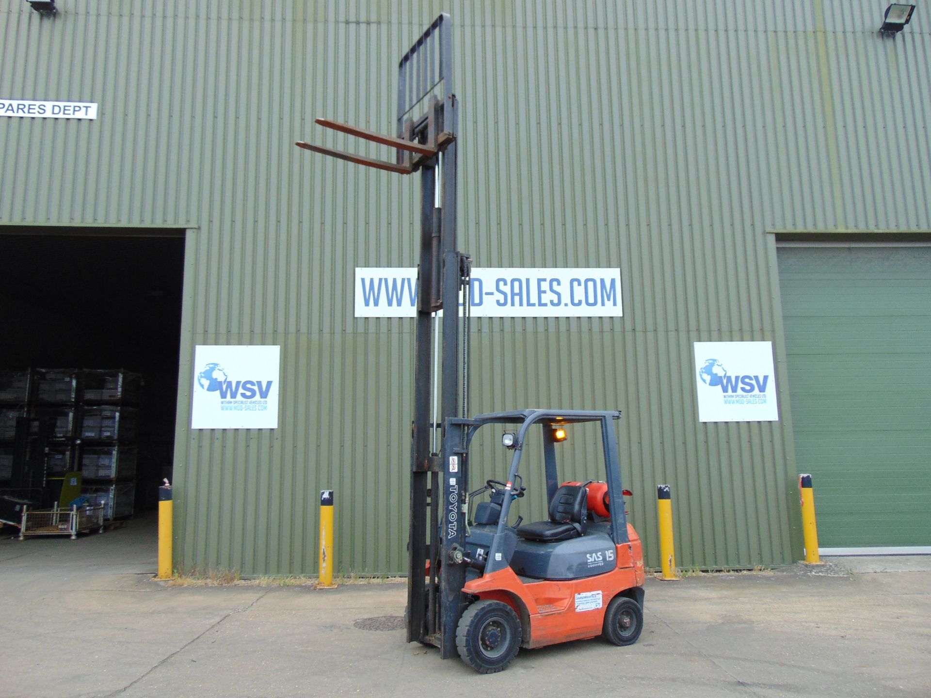 Toyota 7FGF15 Container Spec 1500Kg Gas Fork Lift Truck - Image 10 of 16