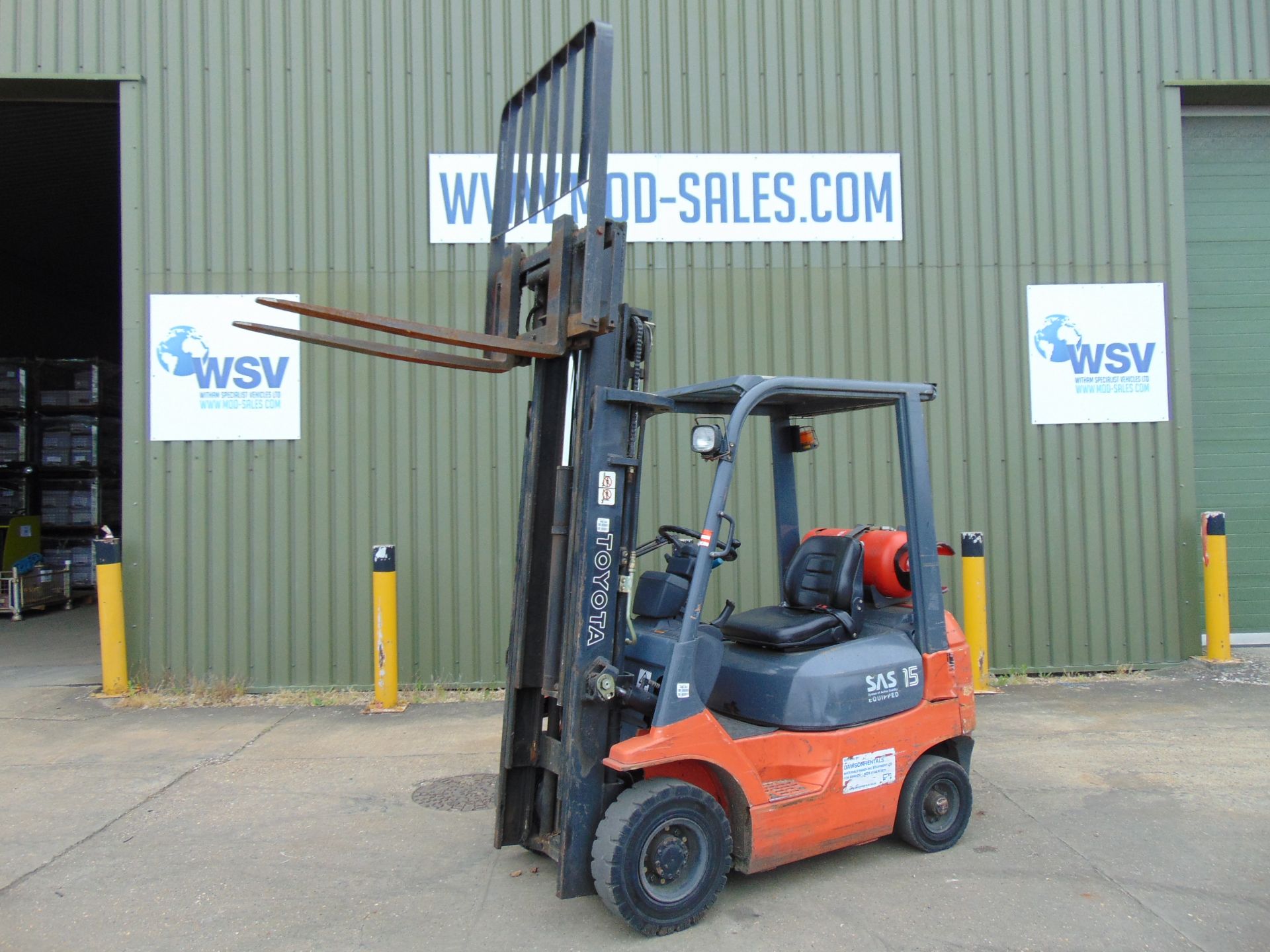 Toyota 7FGF15 Container Spec 1500Kg Gas Fork Lift Truck - Image 11 of 16