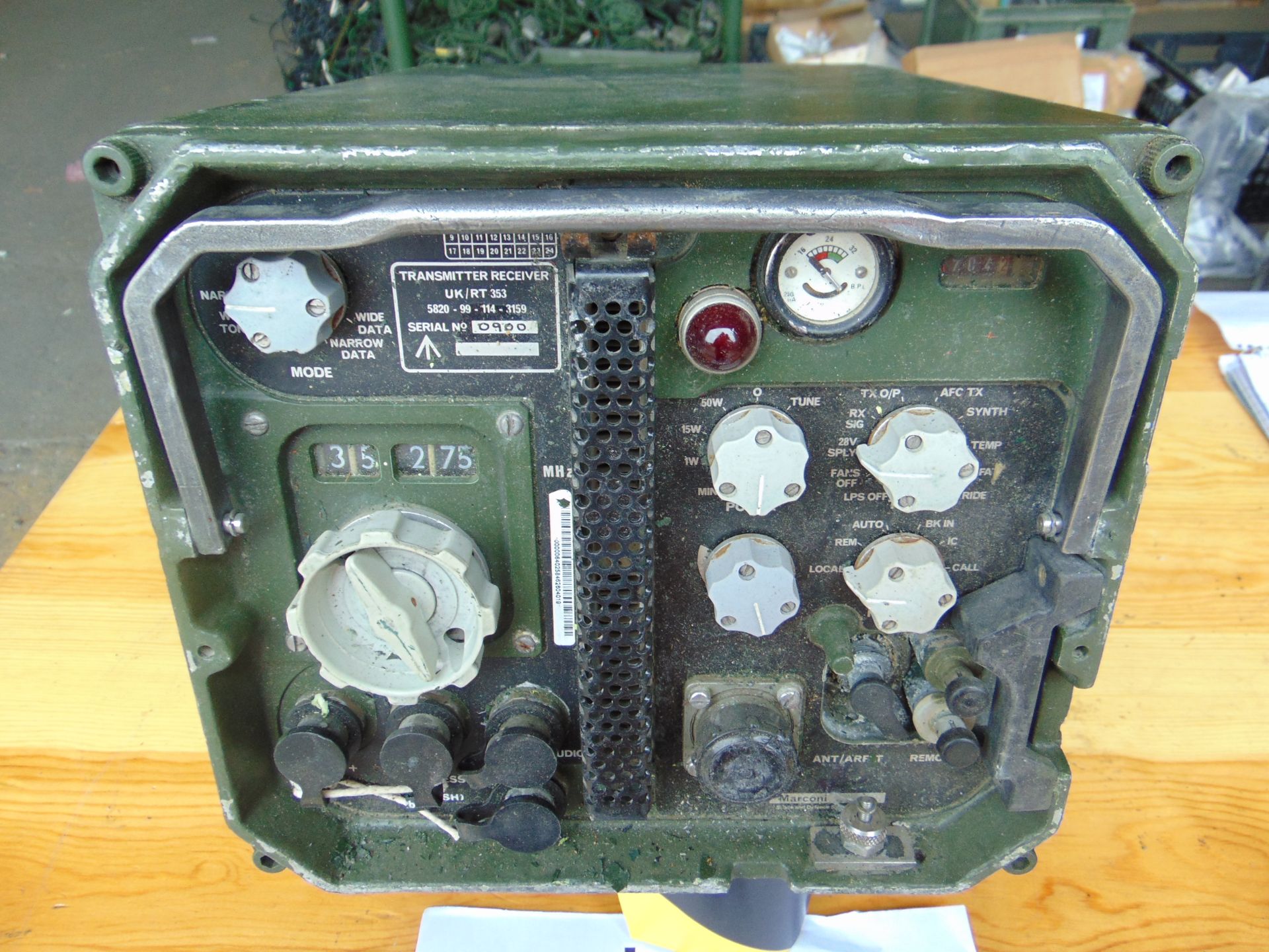 Clansman UK/RT 353 VHF Transmitter Receiver - Image 2 of 5