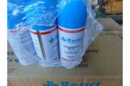 2x Box (96 Cans) REAC Anti Bacterial Spray