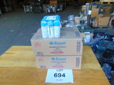 2x Box (96 Cans) REAC Anti Bacterial Spray