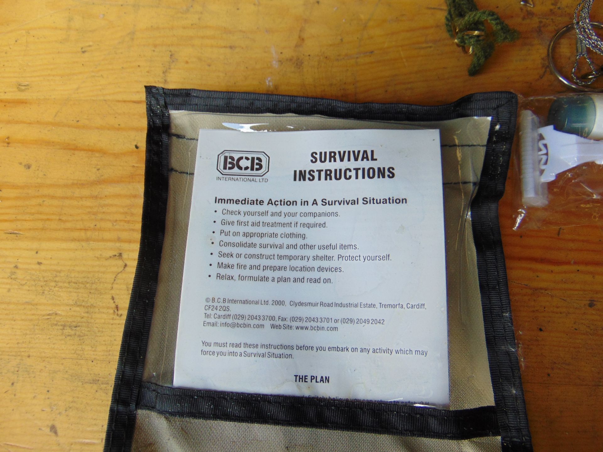 2x Unissued Survival Packs Complete as shown - Image 6 of 6