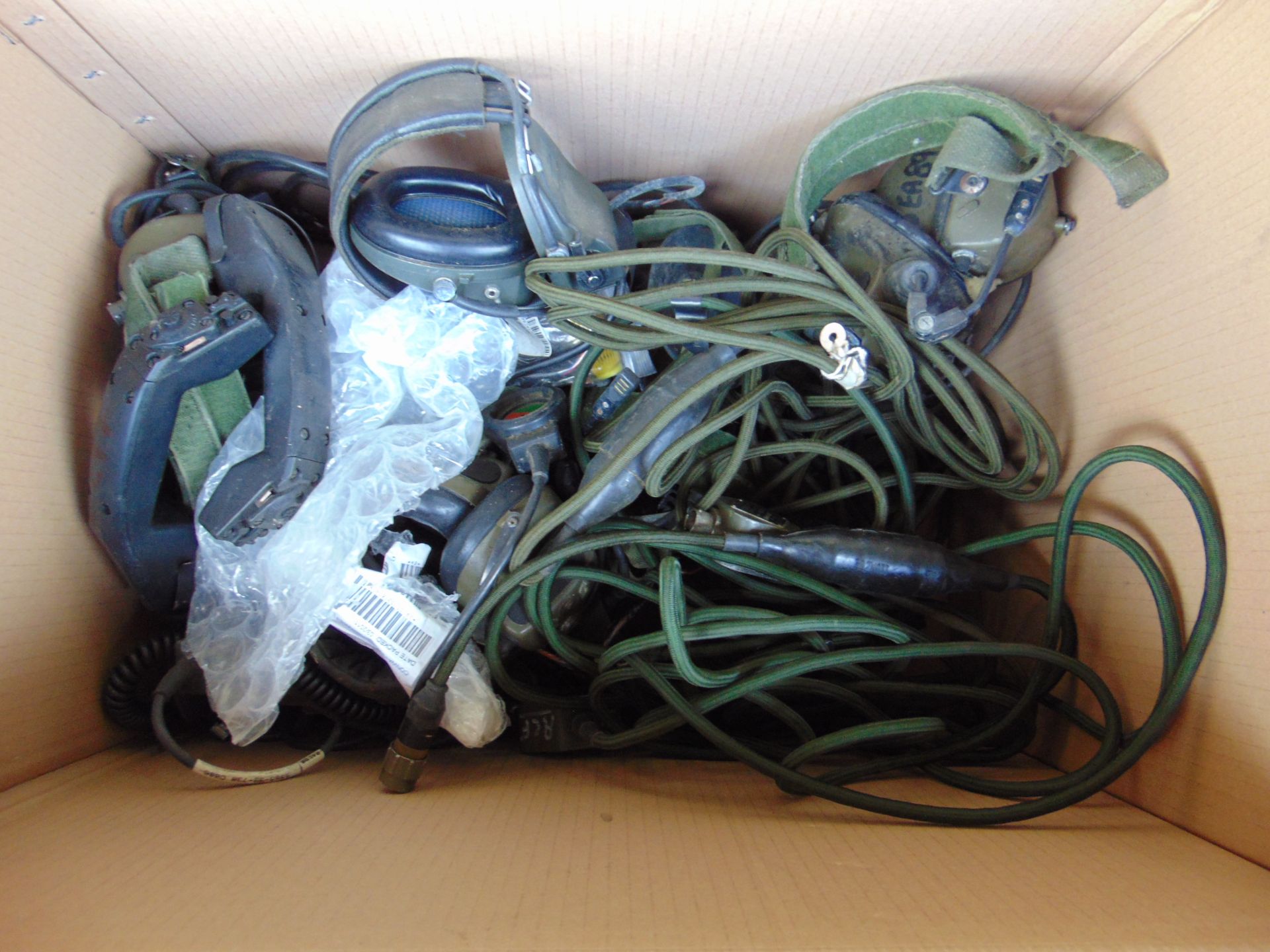 1x Box of Clansman Headsets Handsets etc - Image 2 of 4