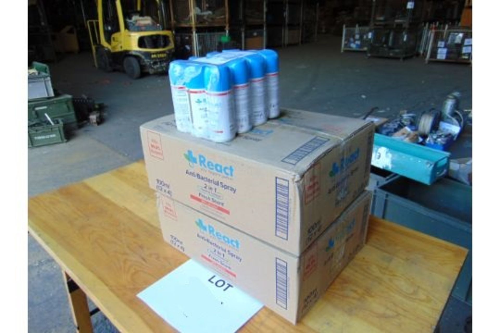 2x Box (96 Cans) REAC Anti Bacterial Spray - Image 3 of 3