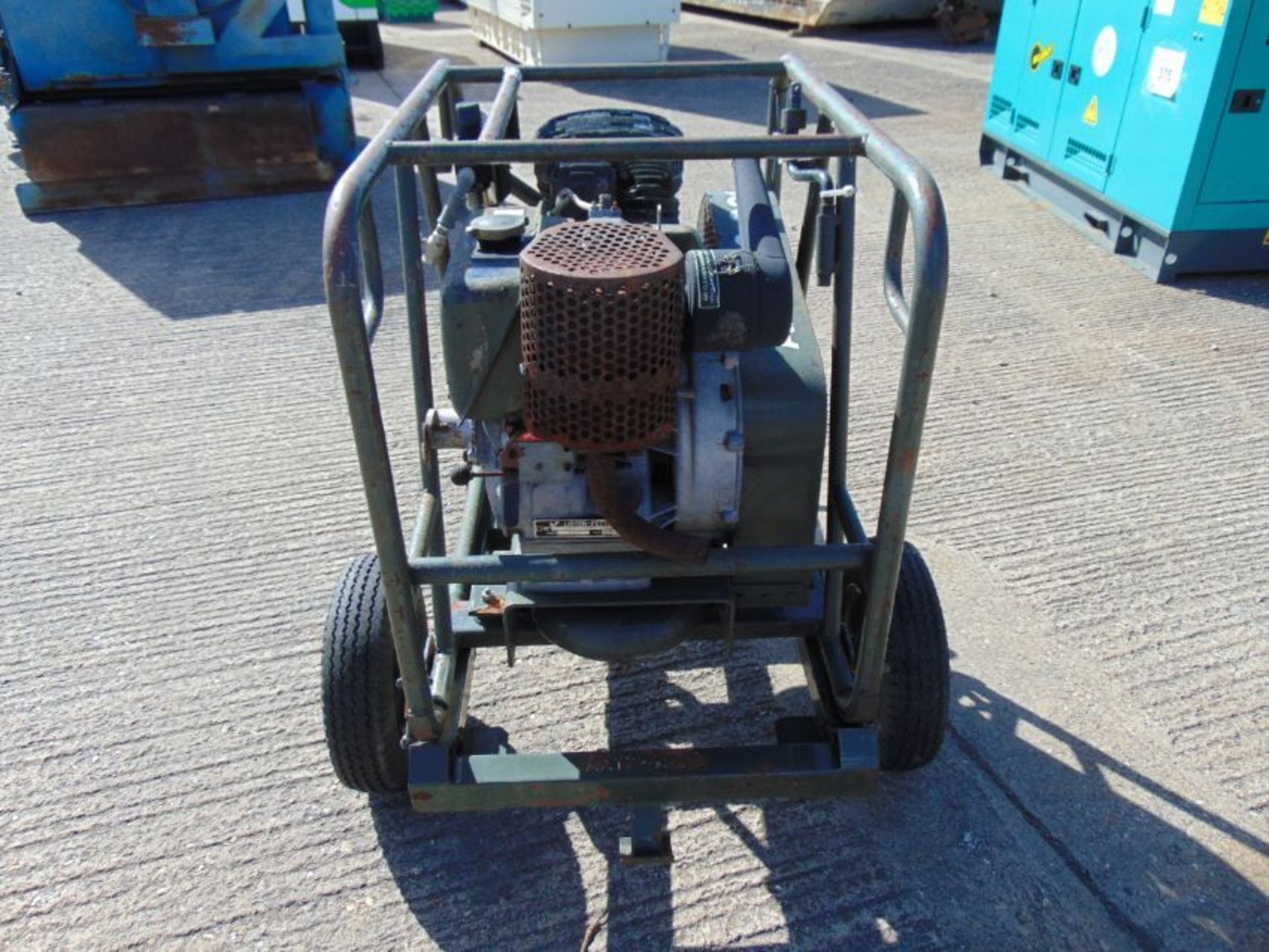 Lister Petter Lightweight Compressor mounted on single axle trailer - Image 6 of 14