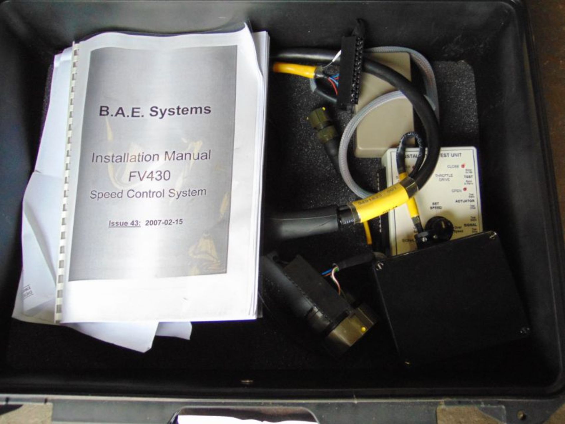 FV 430 Speed Control Installation Kit in Original Peli Case - Image 2 of 3