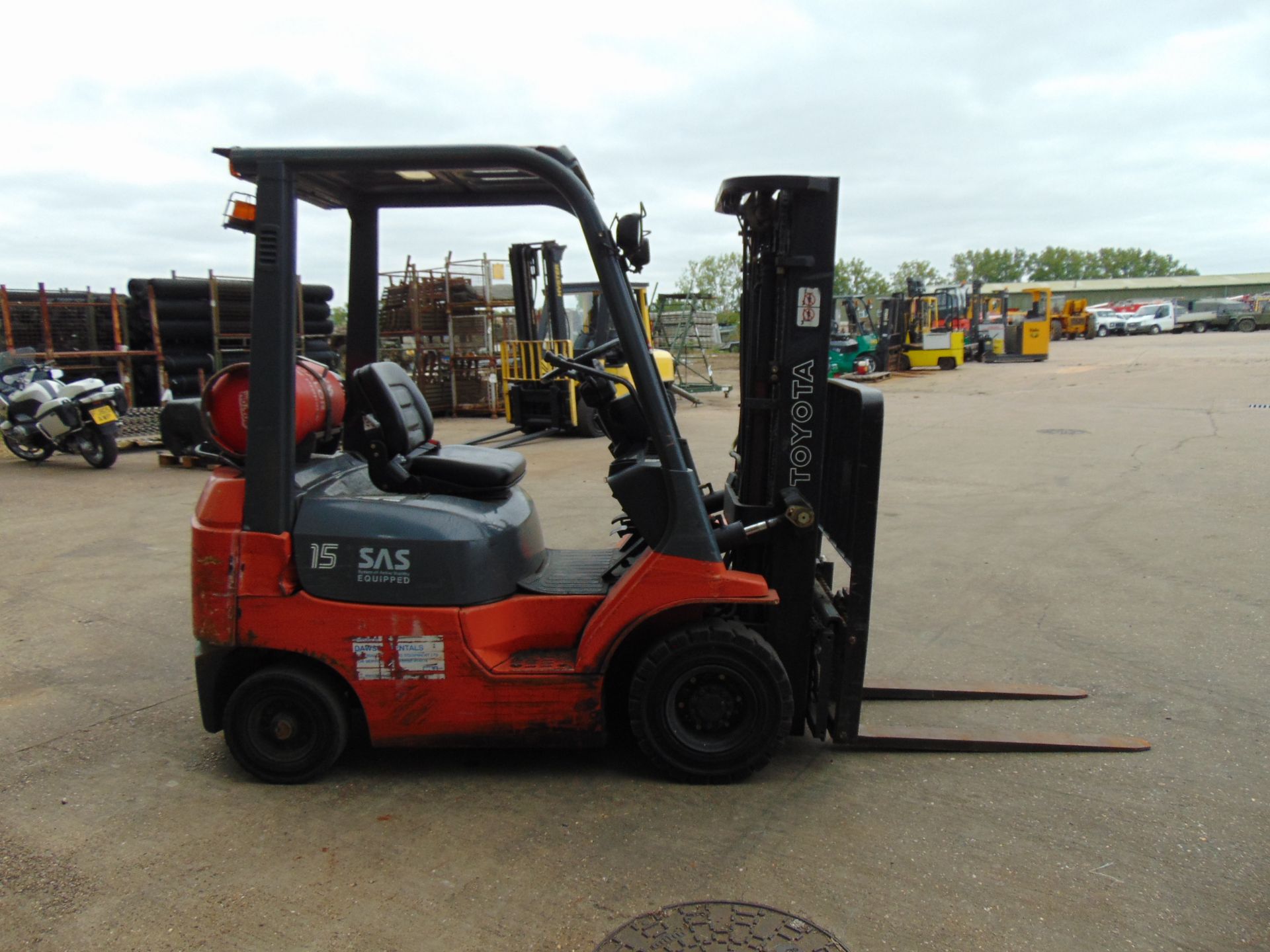 Toyota 7FGF15 Container Spec 1500Kg Gas Fork Lift Truck - Image 5 of 16