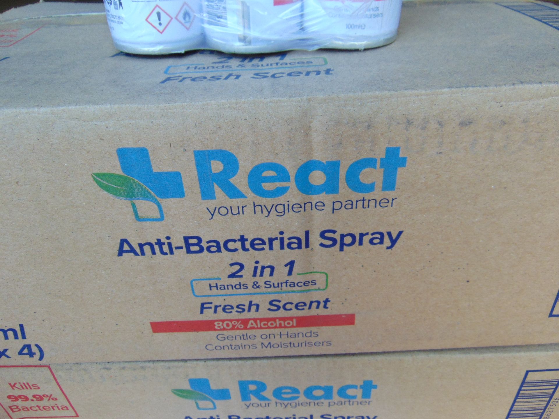 2x Box (96 Cans) REAC Anti Bacterial Spray - Image 3 of 3
