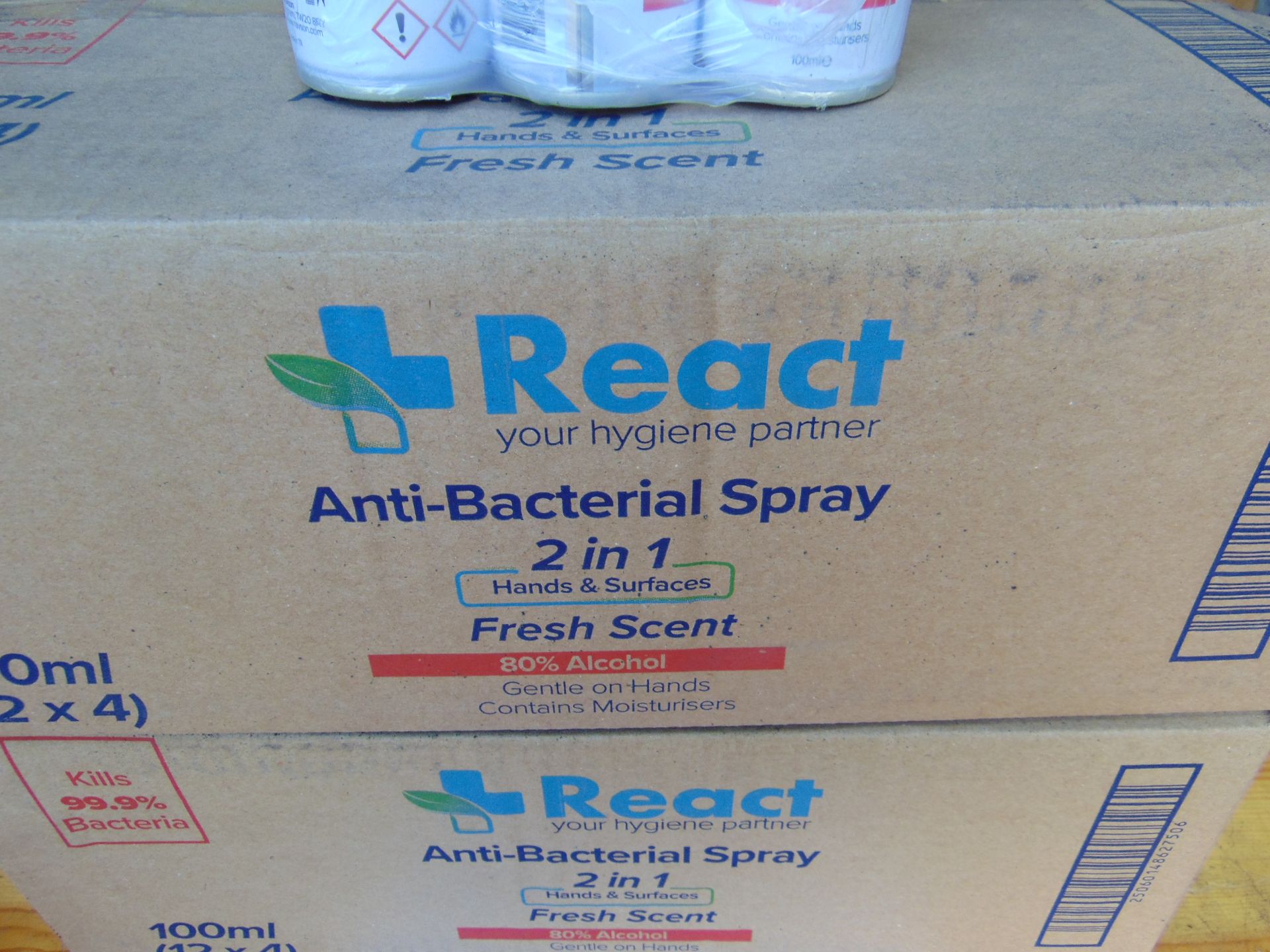 2x Box (96 Cans) REAC Anti Bacterial Spray - Image 3 of 3