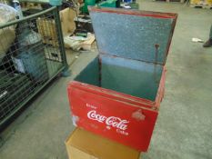 Galvanised Coca Cola Cool Box c/w Opener