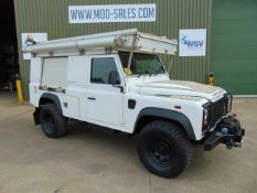 2013 Land Rover Defender 110 Puma hardtop 4x4 Utility vehicle (mobile workshop) with hydraulic winch