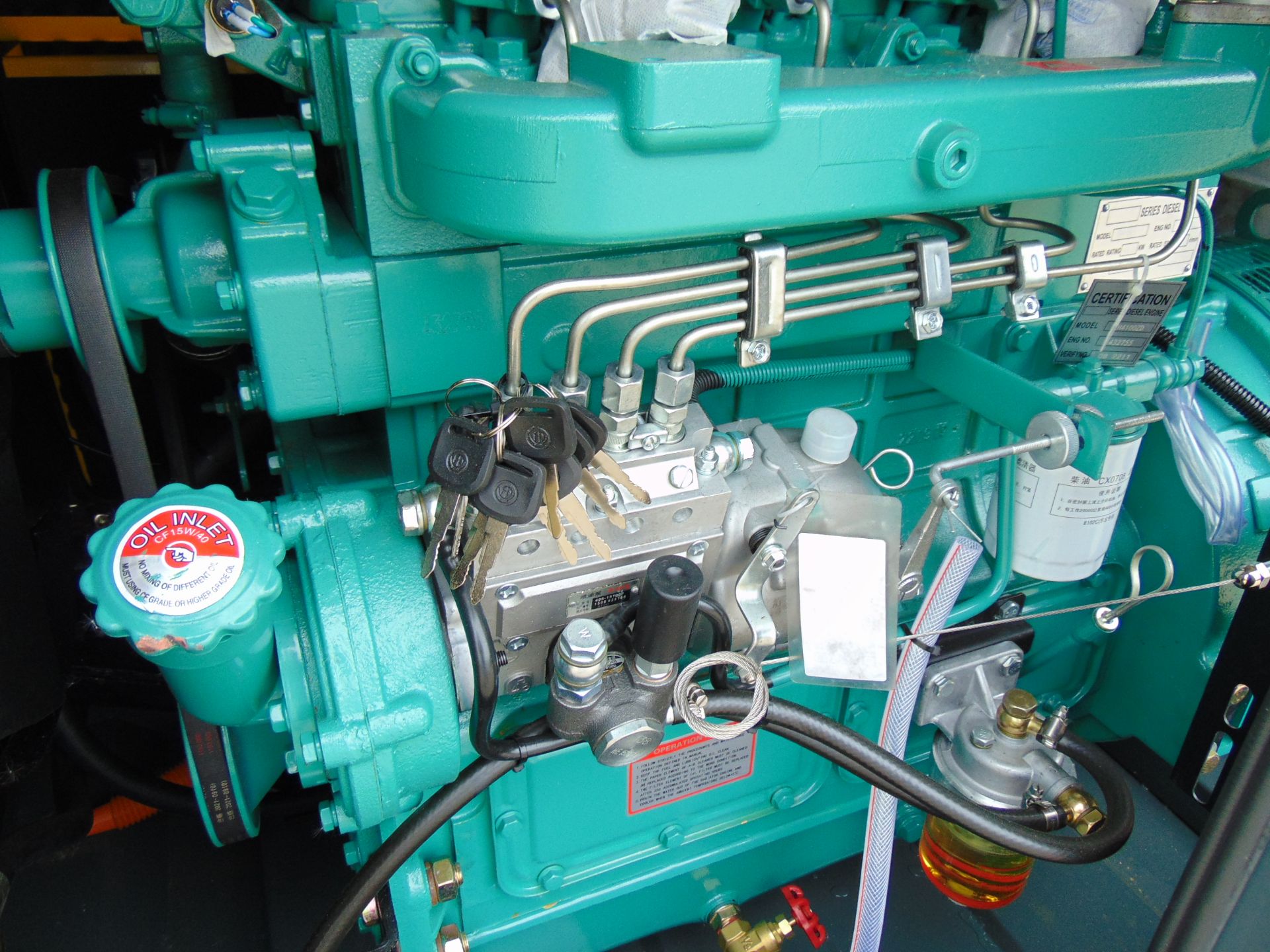 2023 UNISSUED 70 KVA 3 Phase Silent Diesel Generator Set - Image 13 of 15