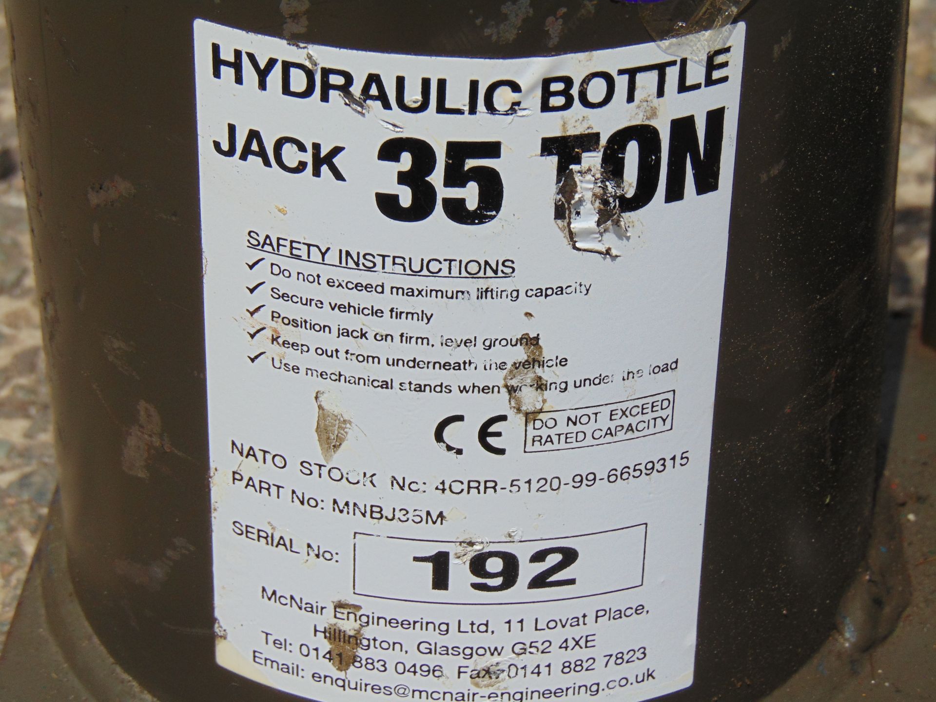 Very Nice 35t Hydraulic Bottle Jack - Image 4 of 4