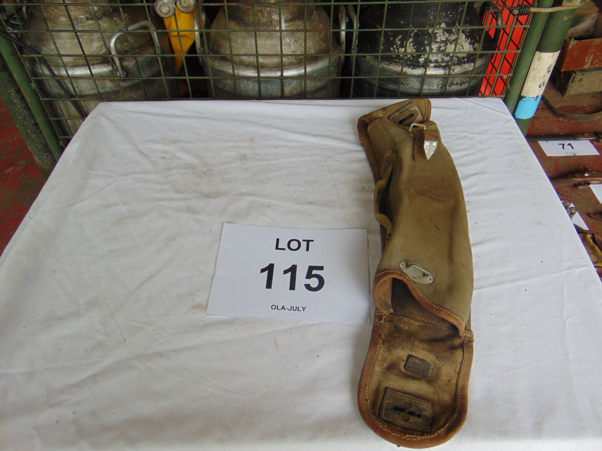 Original GERMAN WW2 MG13 Canvas Ammo Pouch - Image 4 of 4