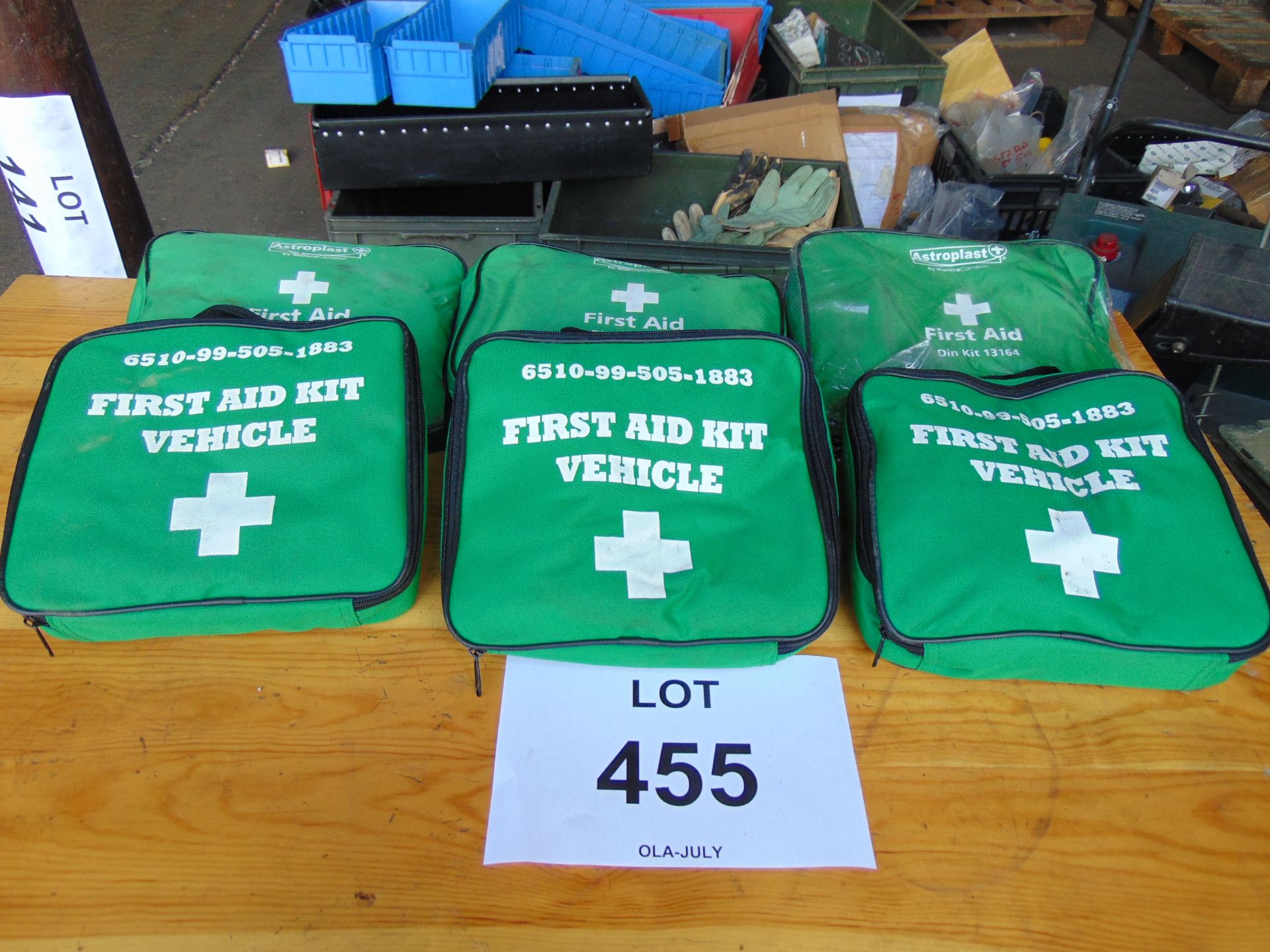6 x Unissued Land Rover First Aid Kits as shown