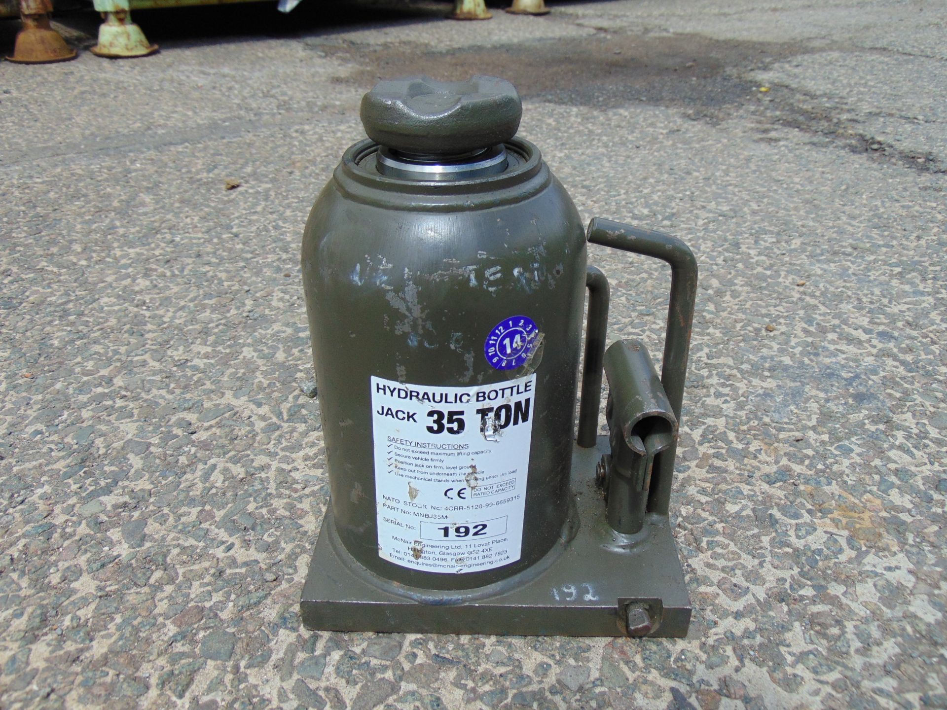 Very Nice 35t Hydraulic Bottle Jack - Image 2 of 4